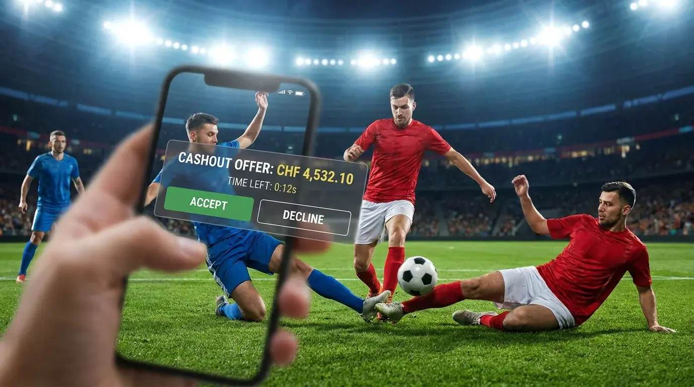 Cashout bei Livewetten Fussball Schweiz – Echtzeit-Auszahlung während laufendem Spiel richtig nutzen