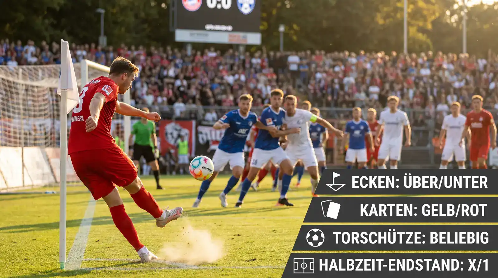 Fussball Spezialwetten Schweiz – Eckstoss-Wetten, Karten-Märkte und Halbzeit-Endstand-Kombinationen als Prop-Wetten