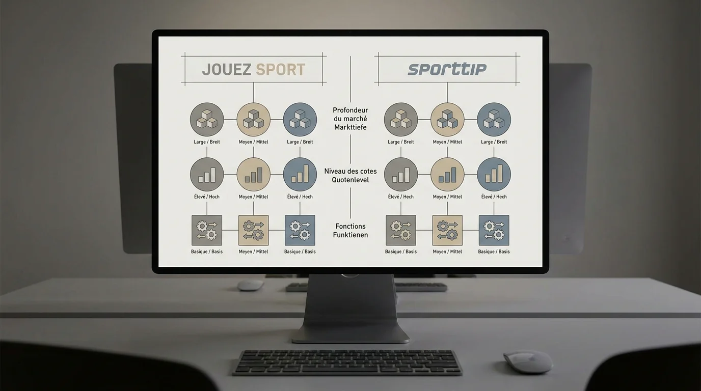 Vergleich Jouez Sport versus Sporttip – Wettangebot, Quoten und Spielerschutz beider Schweizer Konzessionsinhaber