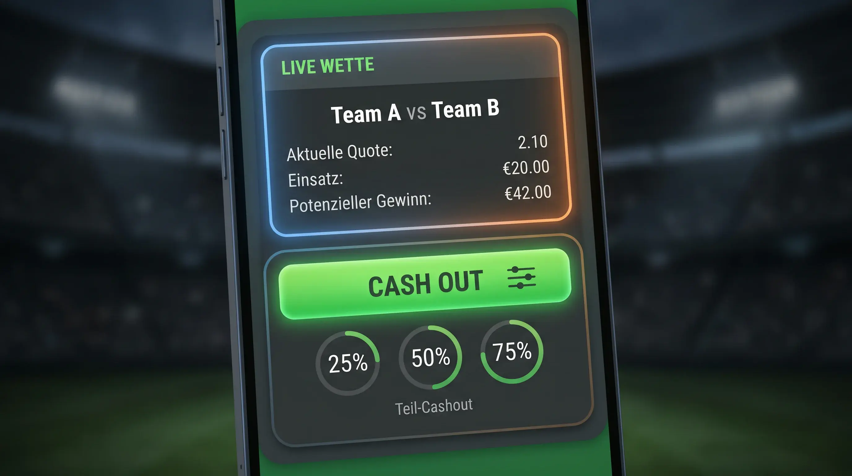 Cashout-Funktion bei Fussball-Livewetten – vorzeitige Auszahlung und Teil-Cashout in Echtzeit erklärt