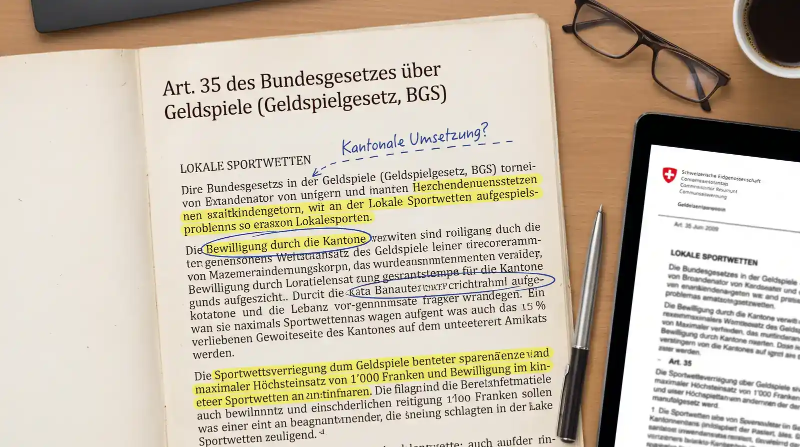 BGS Art. 35 lokale Sportwetten Schweiz: gesetzliche Grundlage und Bedingungen für Bewilligungen