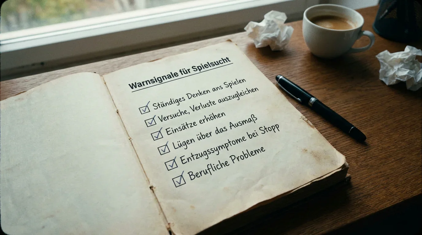 Frühwarnsignale für Spielsucht bei Sportwetten: Checkliste für problematisches Spielverhalten