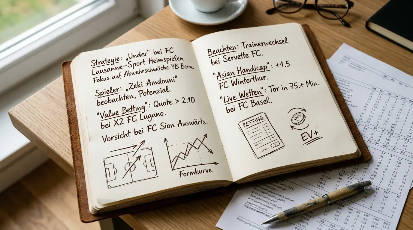Tipps und Strategien für Schweizer Super League Wetten – Value Betting und Spezialisierung auf SFL-Klubs
